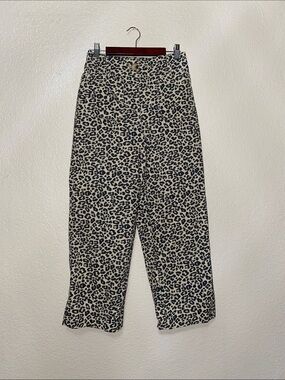 Leopard Print ankle pants